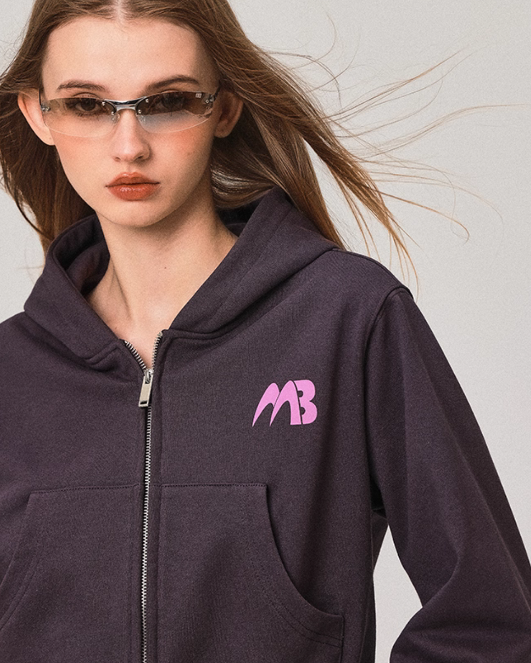 Double Zip Compact Hoodie MDB0005