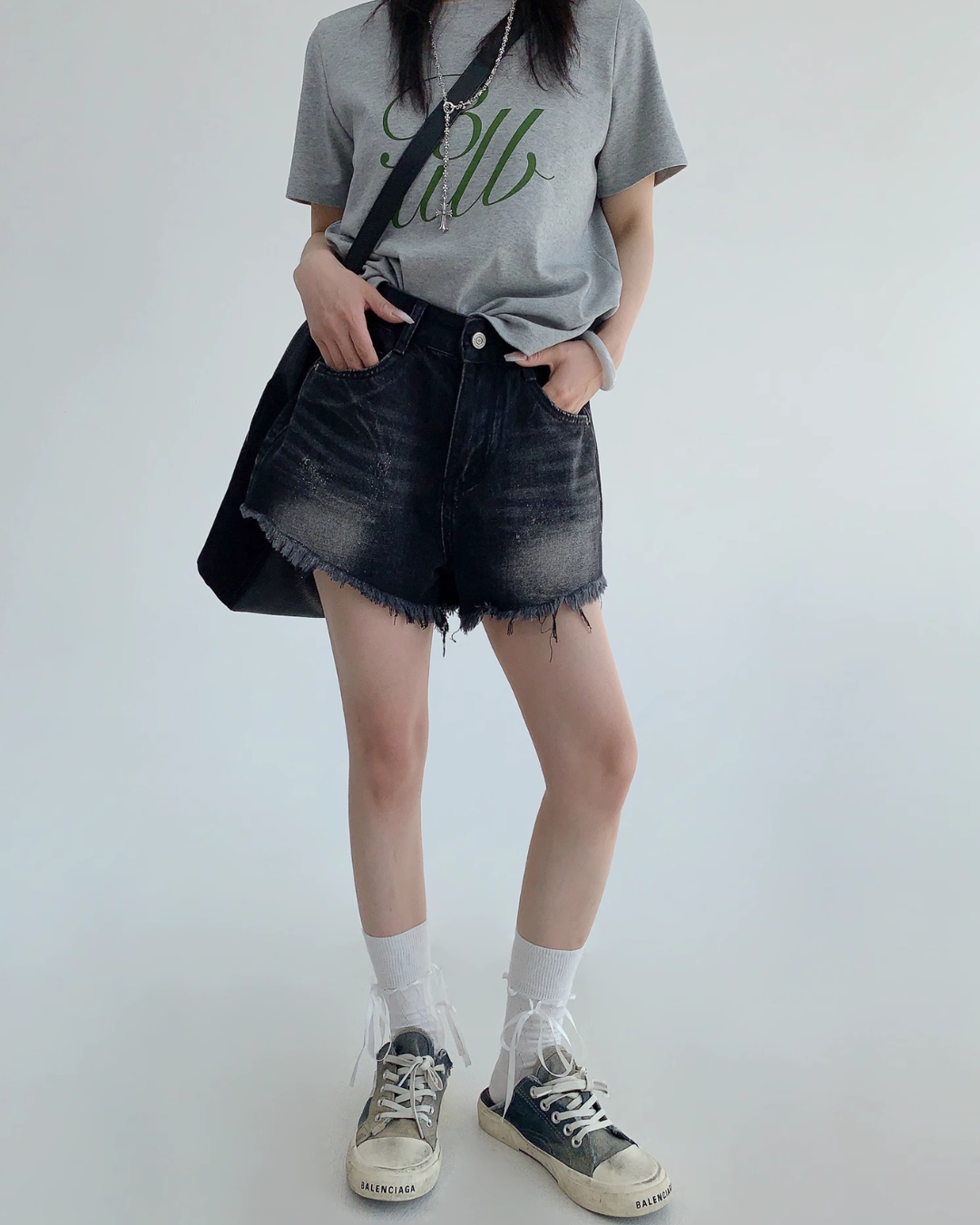 Vintage Denim Short Pants YLS0839
