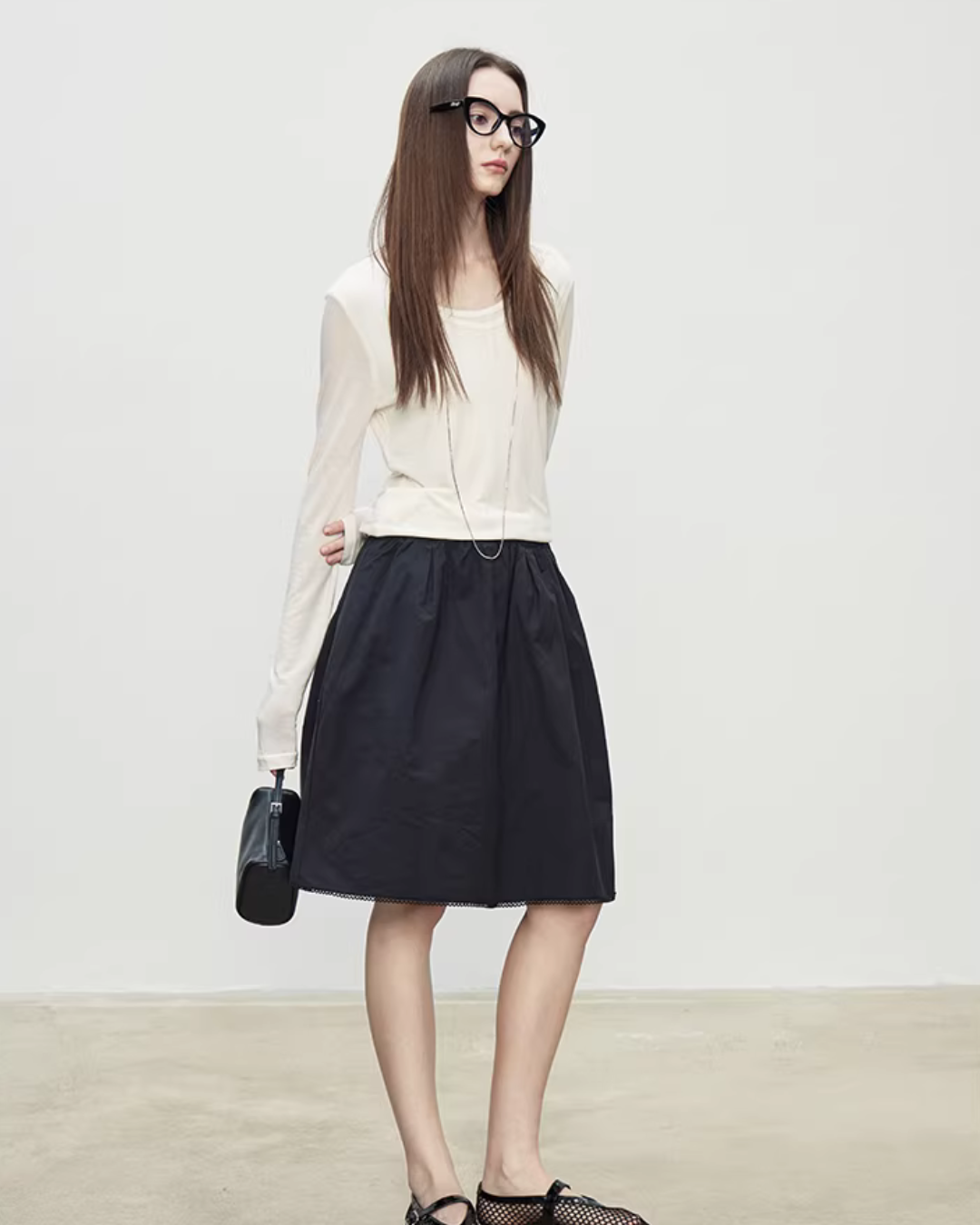 Retro Puffy Half Skirt TEO0006