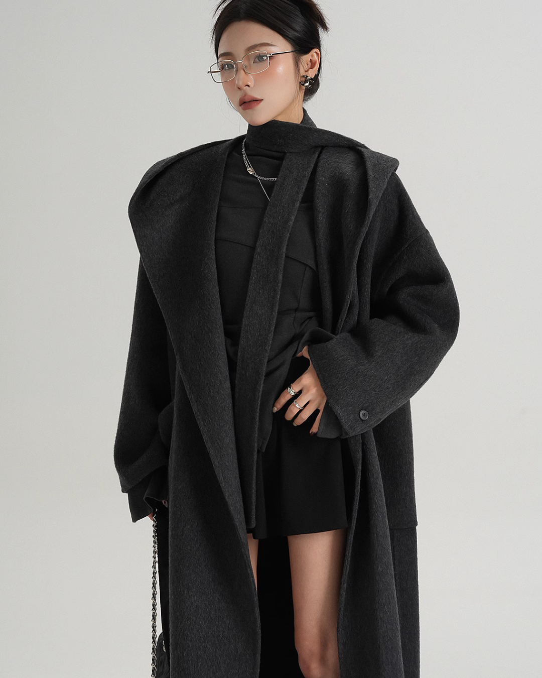 Belt Design Classic Long Coat SRS0318