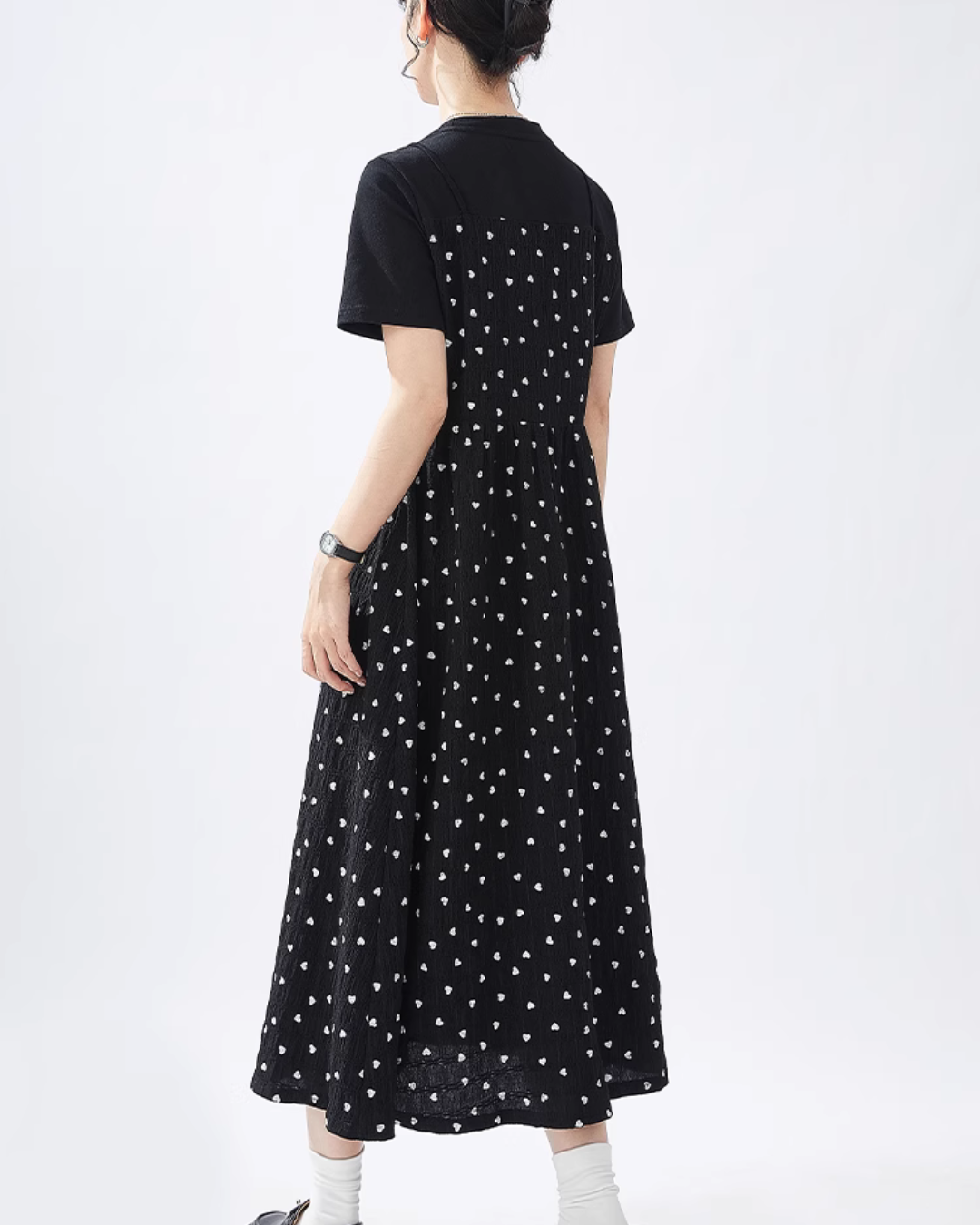 Heart Pattern Cami Dress GIR0010