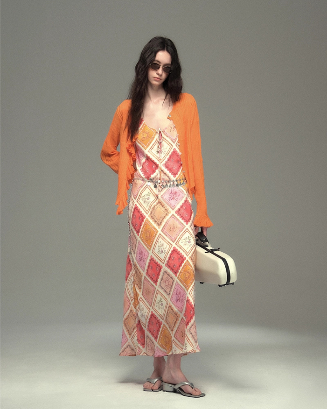 Asian Camisole Long Dress USY0005