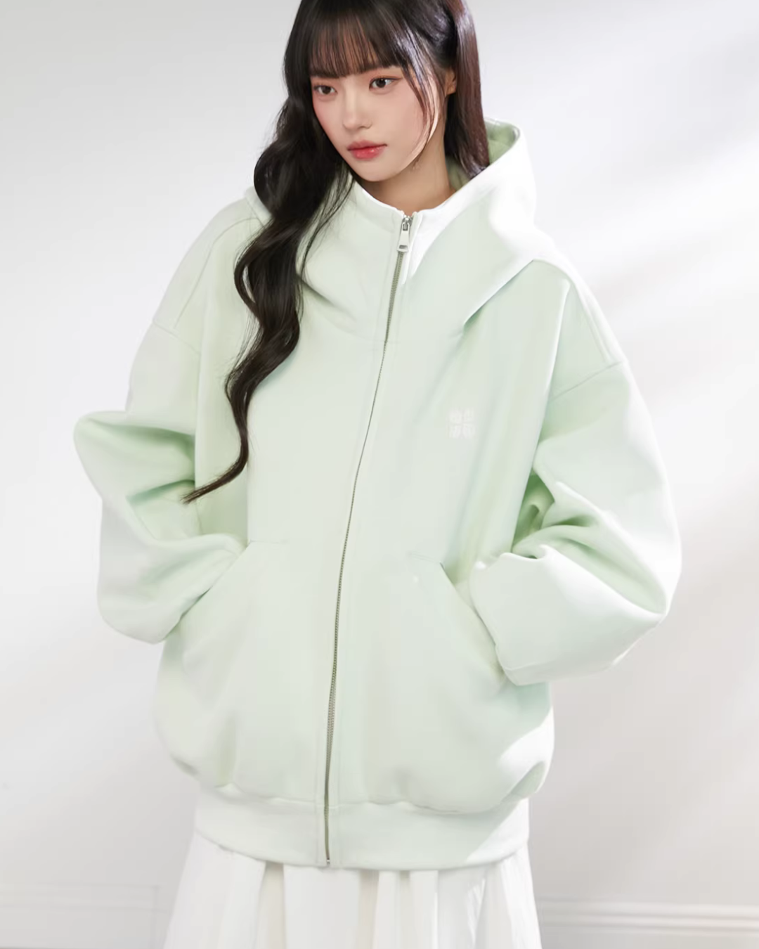 High-Neck Hoodie Jacket KIP0011