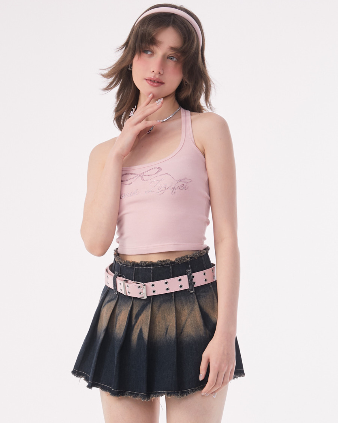 Ribbon Halter Neck Top ZZF0172