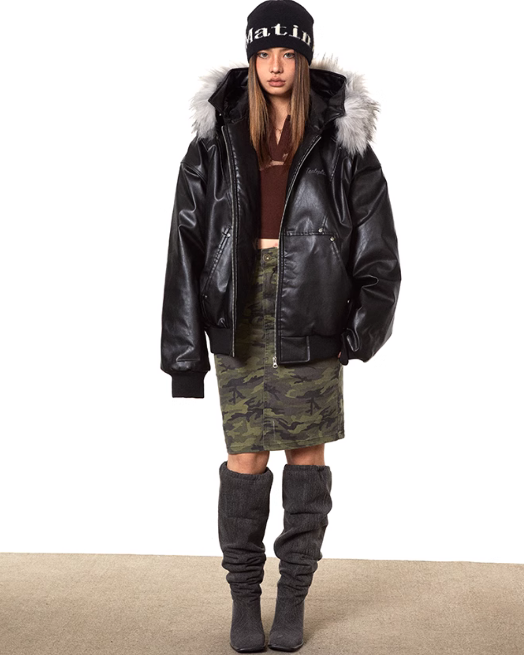 Hooded Padded Down Jacket BLB0017