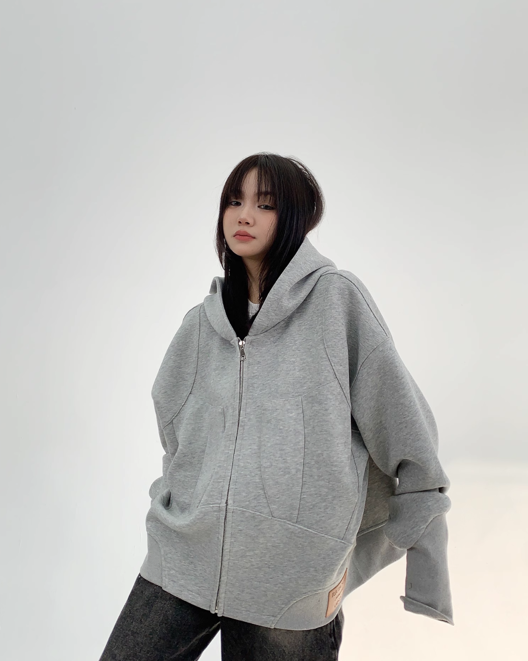 Big Pocket Zip Hoodie YLS0791