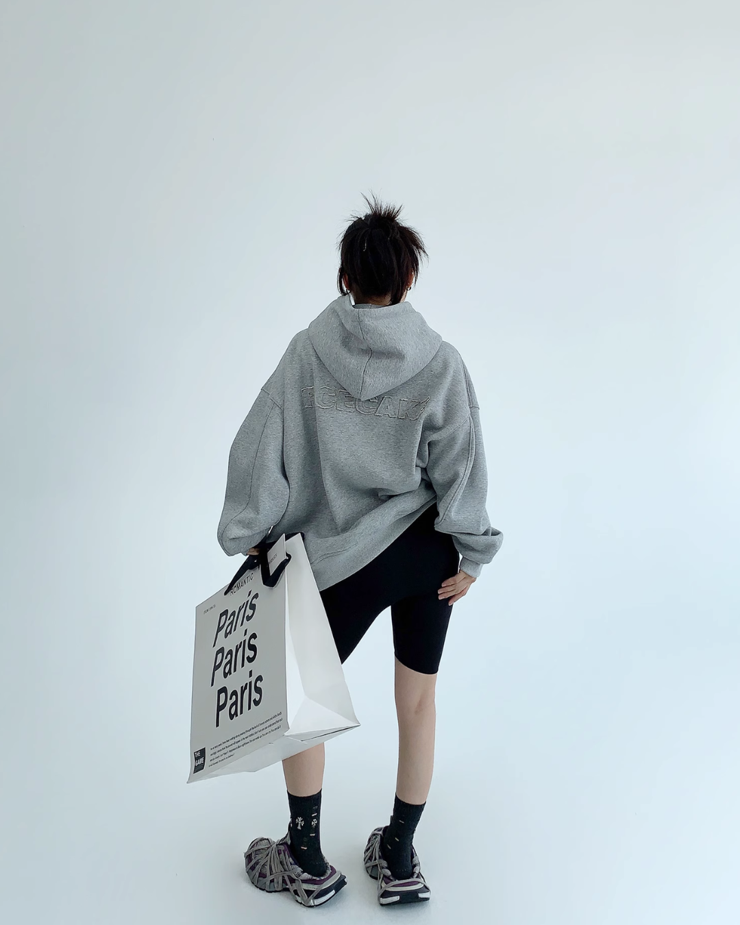 Back Logo Pullover Hoodie YLS0591