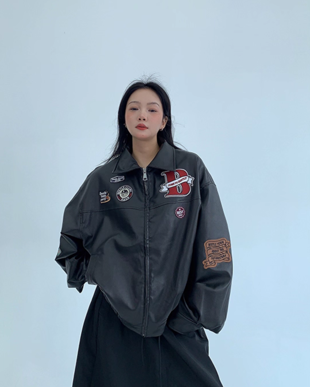 American Retro PU Leather Jacket YLS0895