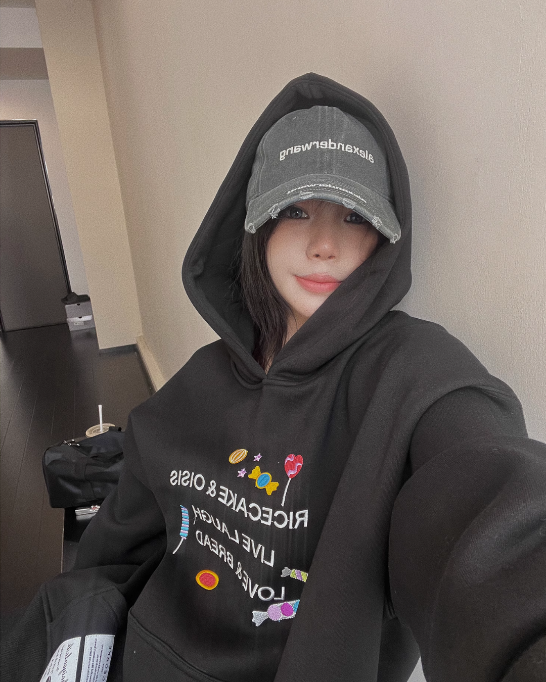 Sweets Embroidery Pullover Hoodie YLS0608