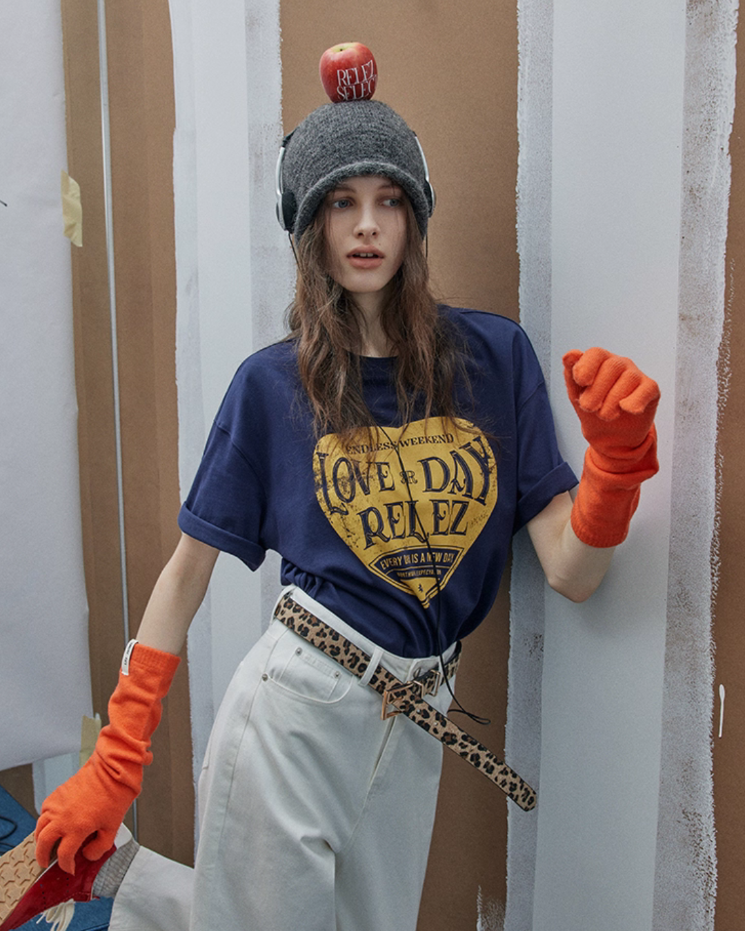 Vintage Letter Print T-Shirt RLZ0011