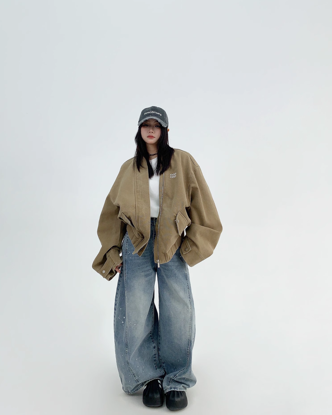 Retro Zip Up Blouson YLS0798