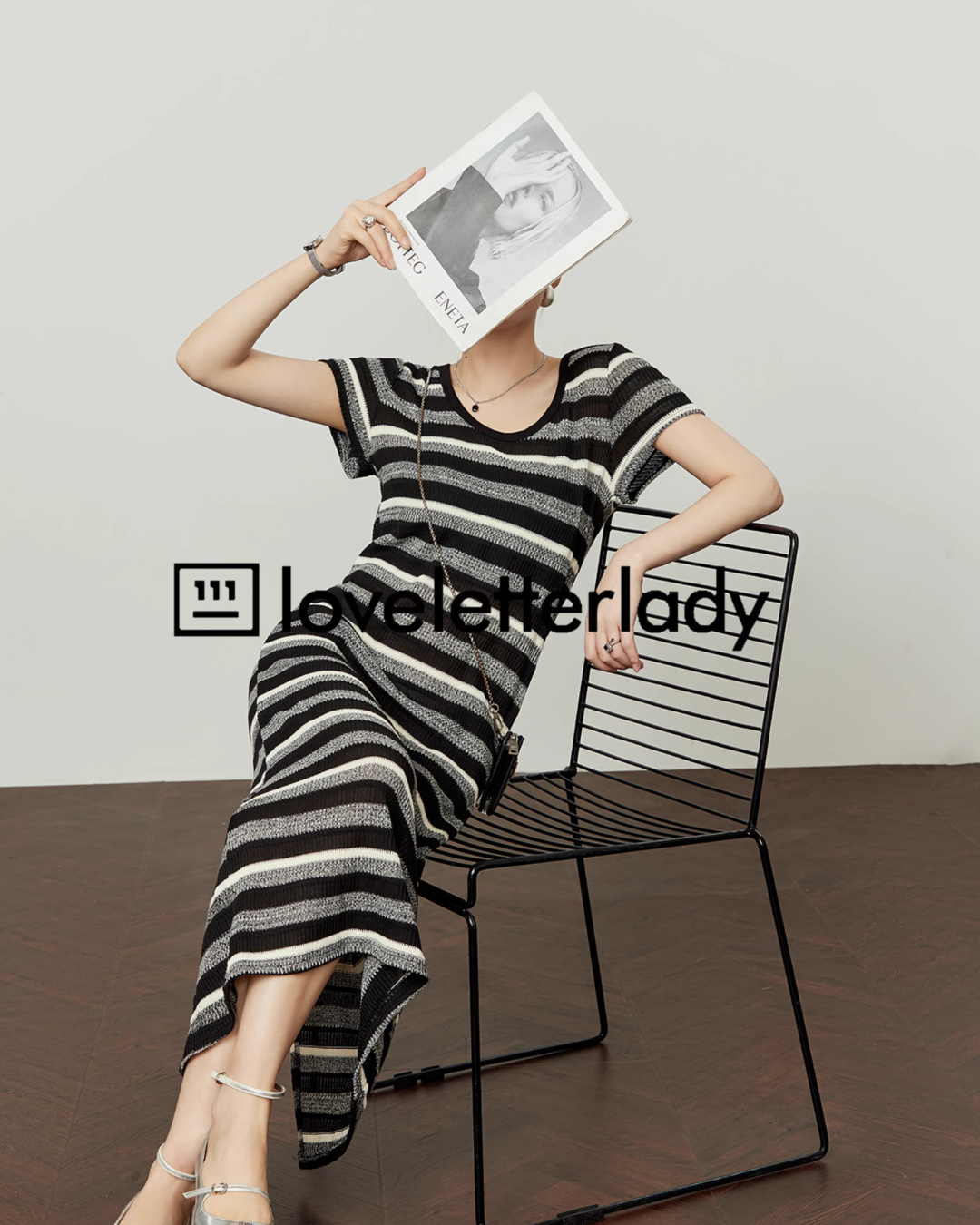 Border Tight Long Dress LLA0422