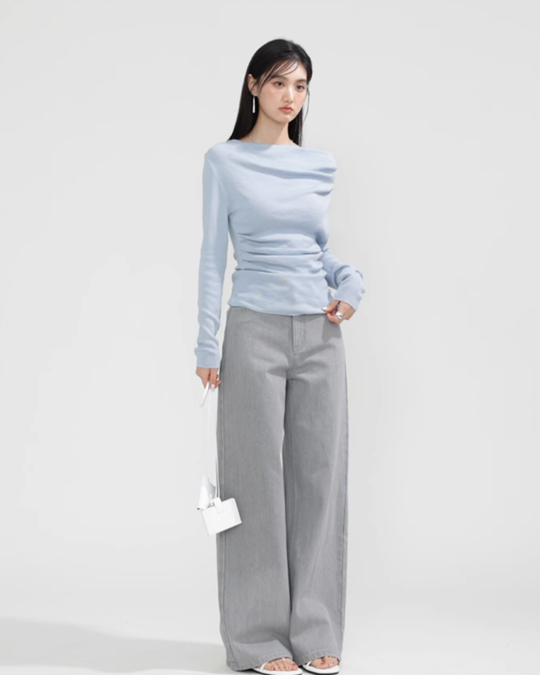 Draped Wrap Top CHS0008
