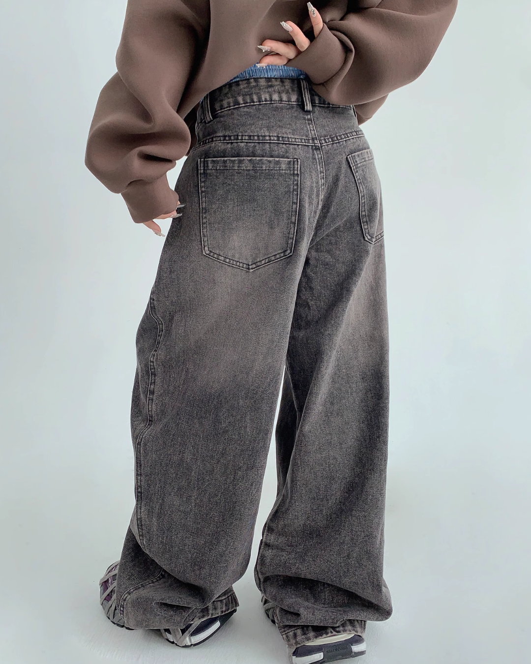 Wide Denim Pants YLS0491