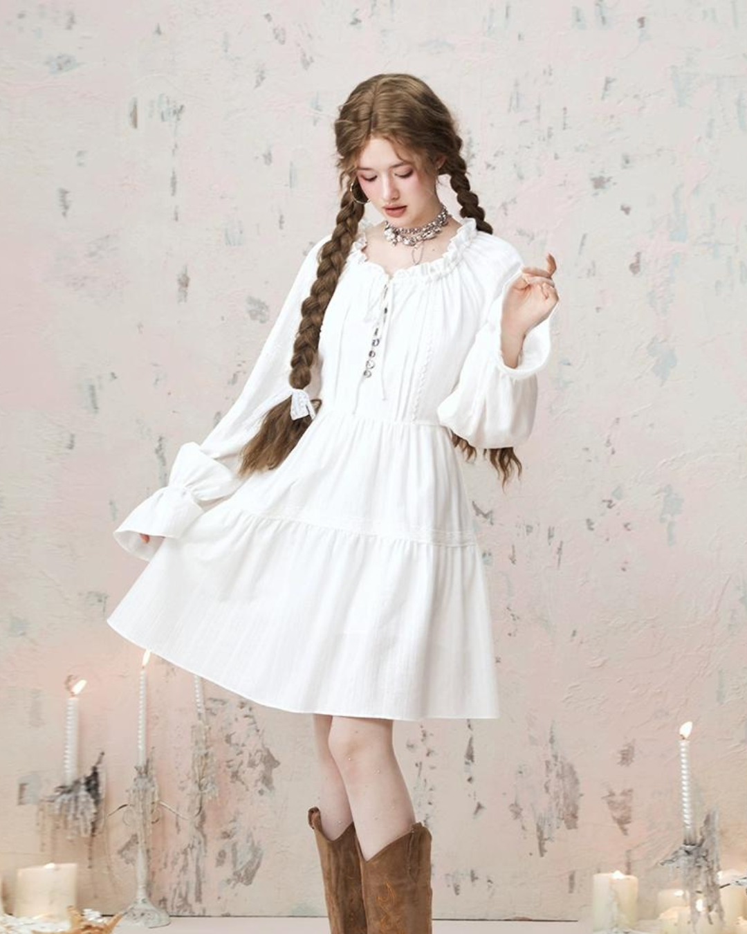 Elegant Flare Mini Dress IMO0124