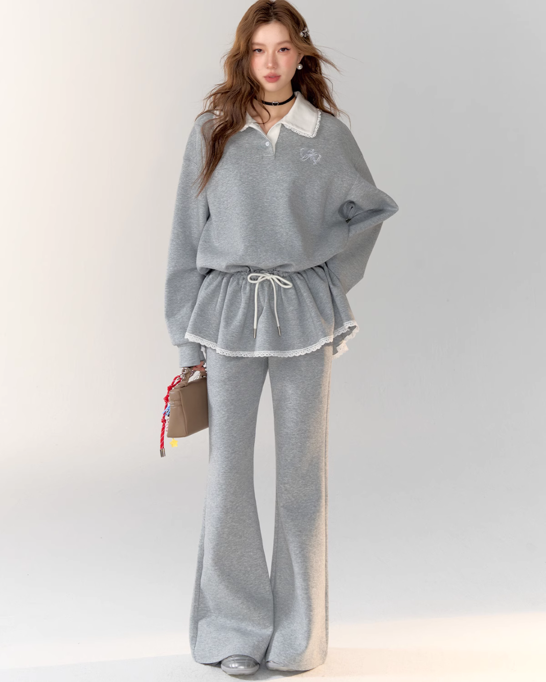 Polo Frill Dress / Flare Pants ASG0020