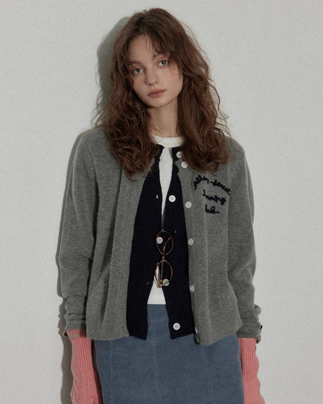 Layered Style Knit Cardigan RLZ0001
