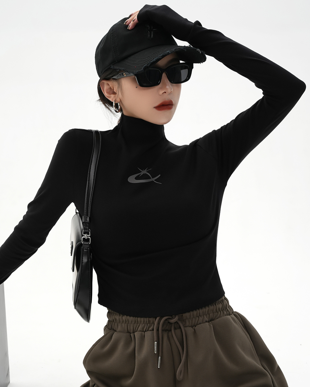 Street Turtleneck Tight Top SRS0030