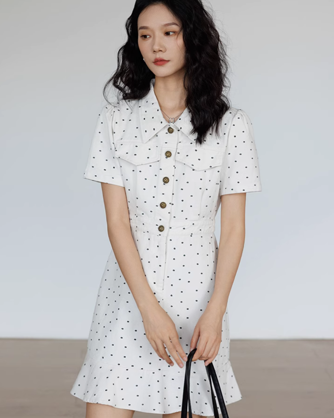 Small Flower Frill Dress VAS0002