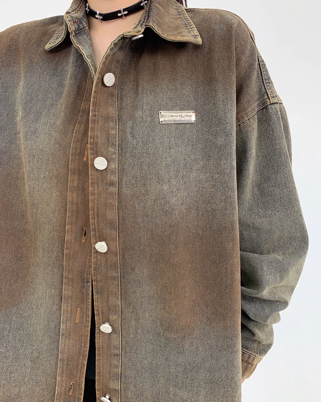 Vintage Loose Denim Shirt YLS0356