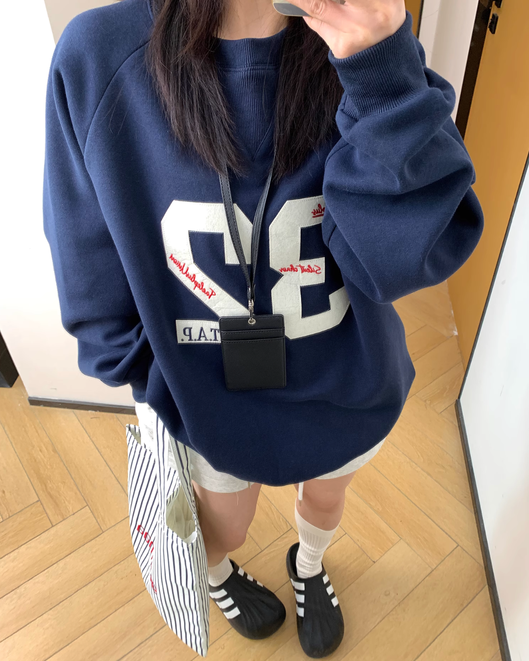 Number Logo Sweat Top YLS0827