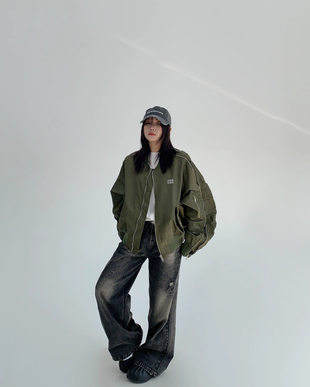 Zip Side Line MA-1 Blouson YLS0823