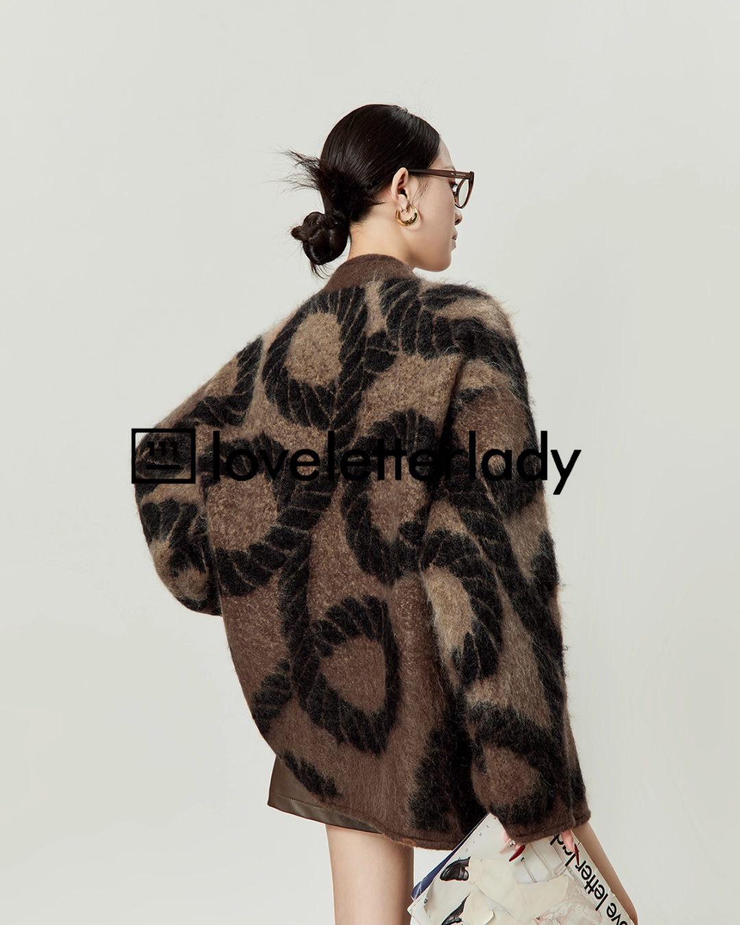 Rope Design Knit Cardigan LLA0520