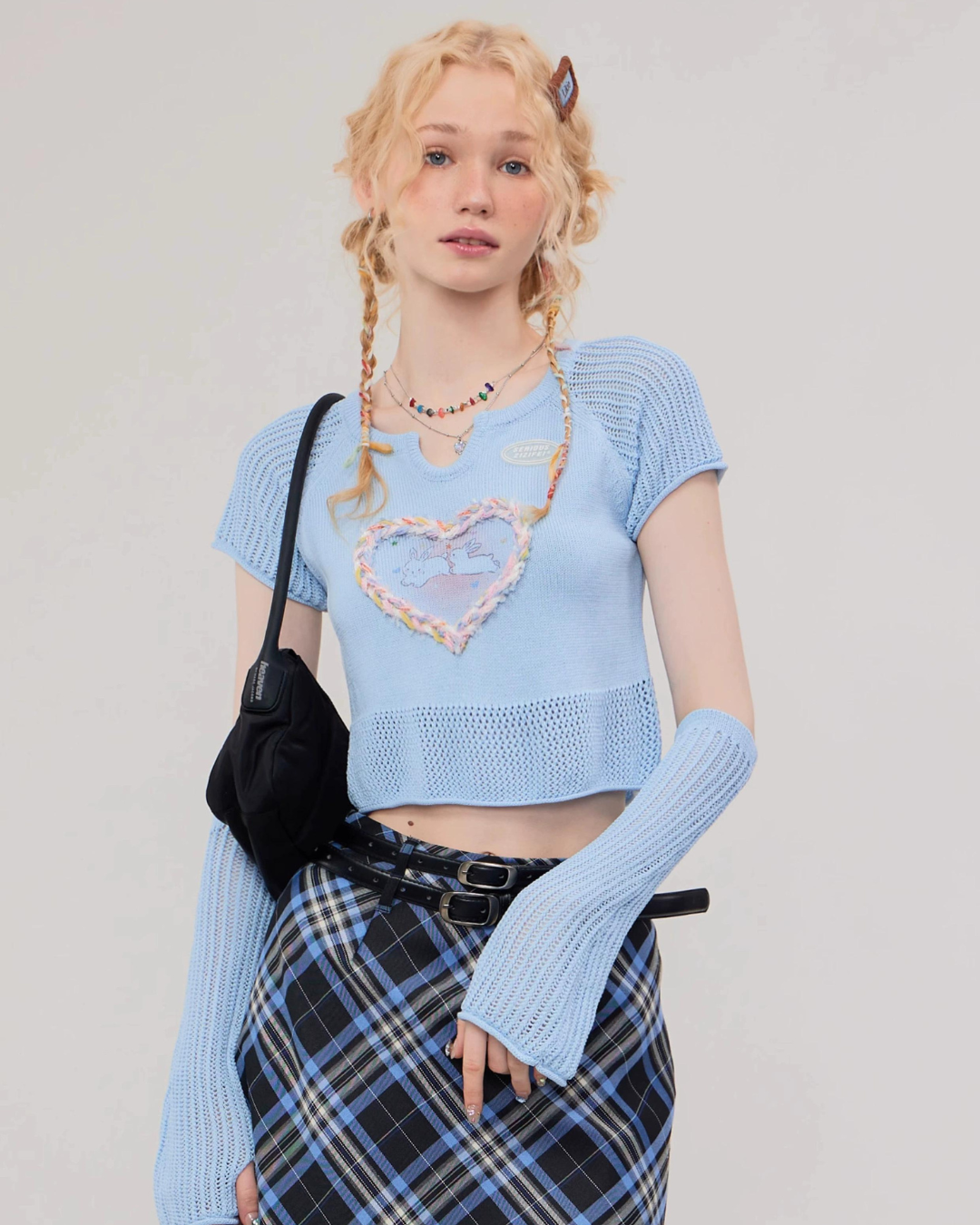 Love Rabbit Knitted Tops & Arm Warmers ZZF0272