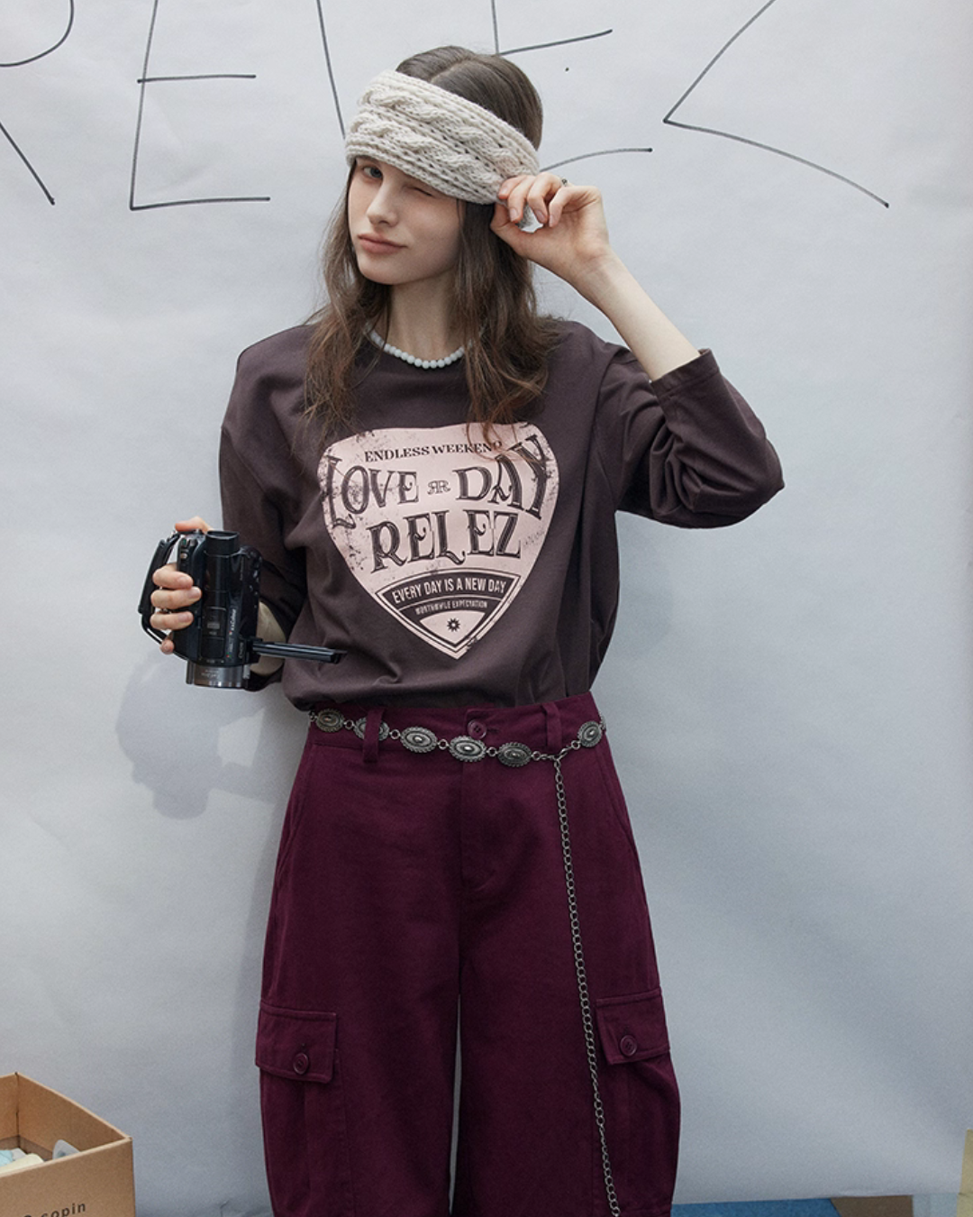 Vintage Letter Print T-Shirt RLZ0011