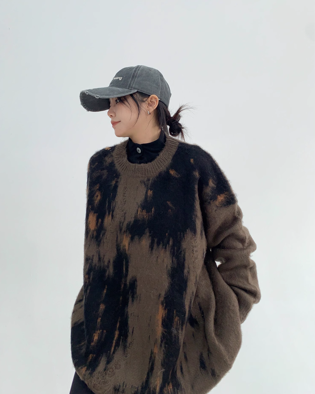 Leopard Round Neck Knit YLS0699