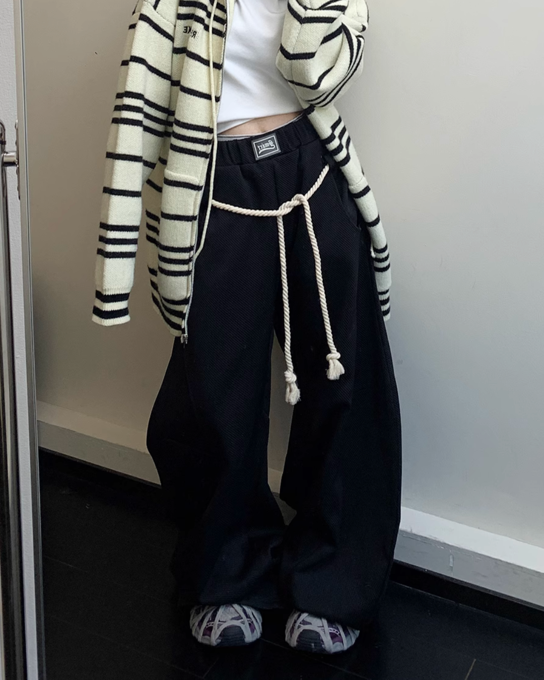 Rope Belt Sweatpants YLS0587