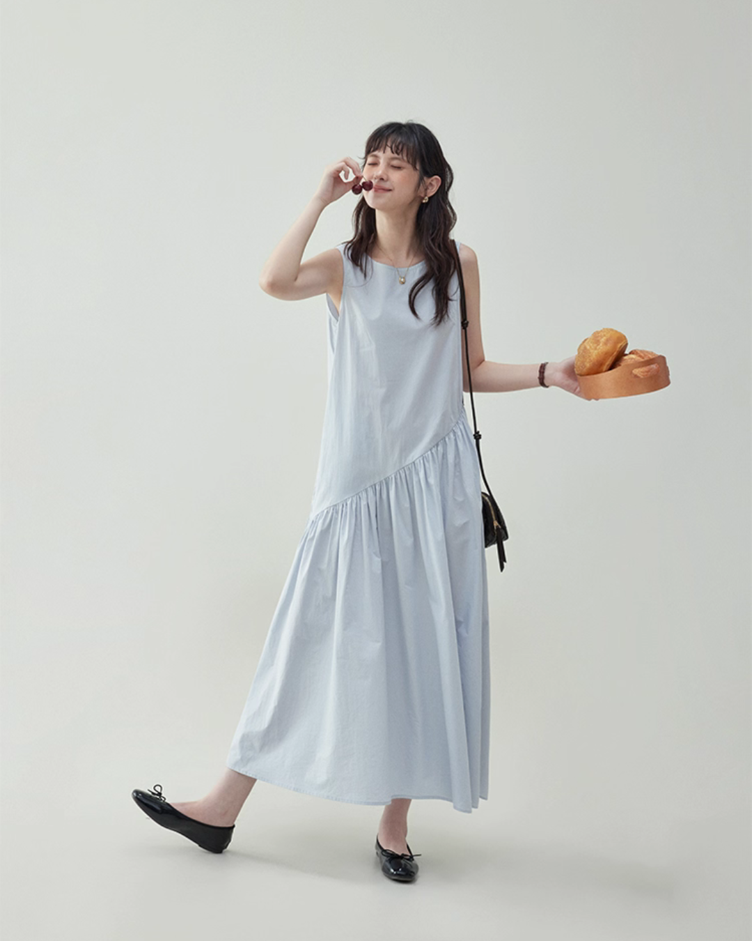 Asymmetrical Sleeveless Dress AMU0024