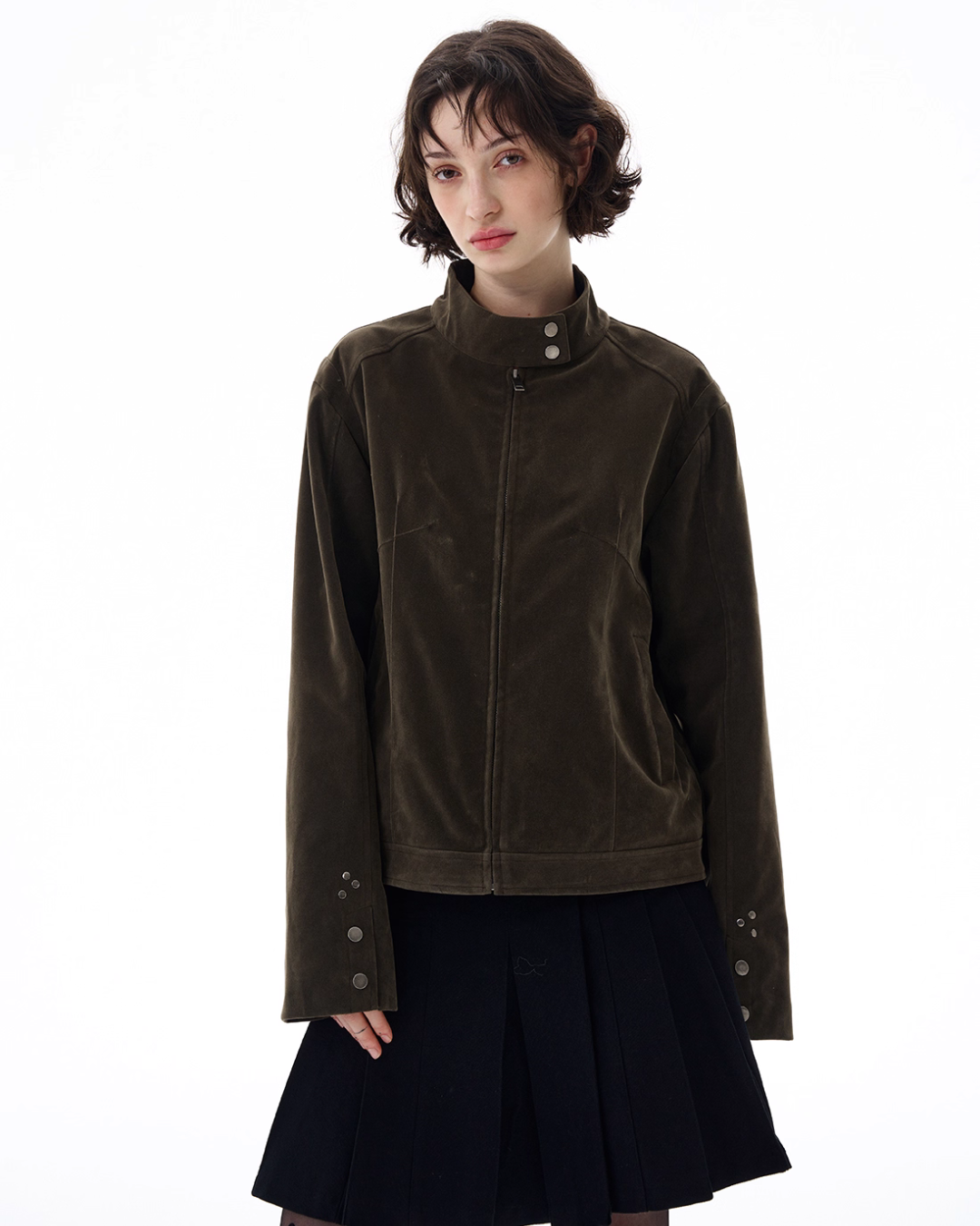 Stand Collar Zip Jacket WLS0003
