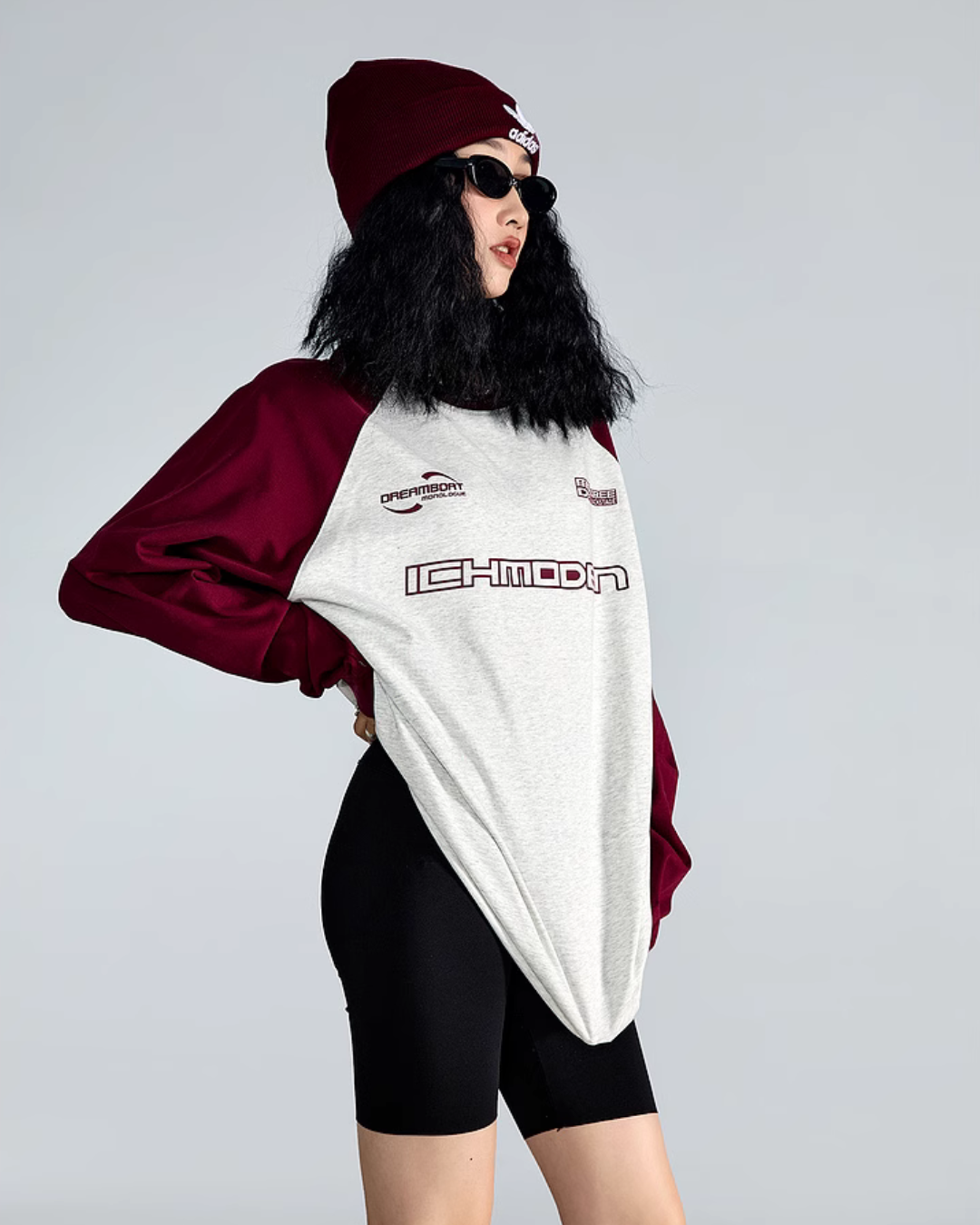 Logo Raglan Long Sleeve T-Shirt ICM0061