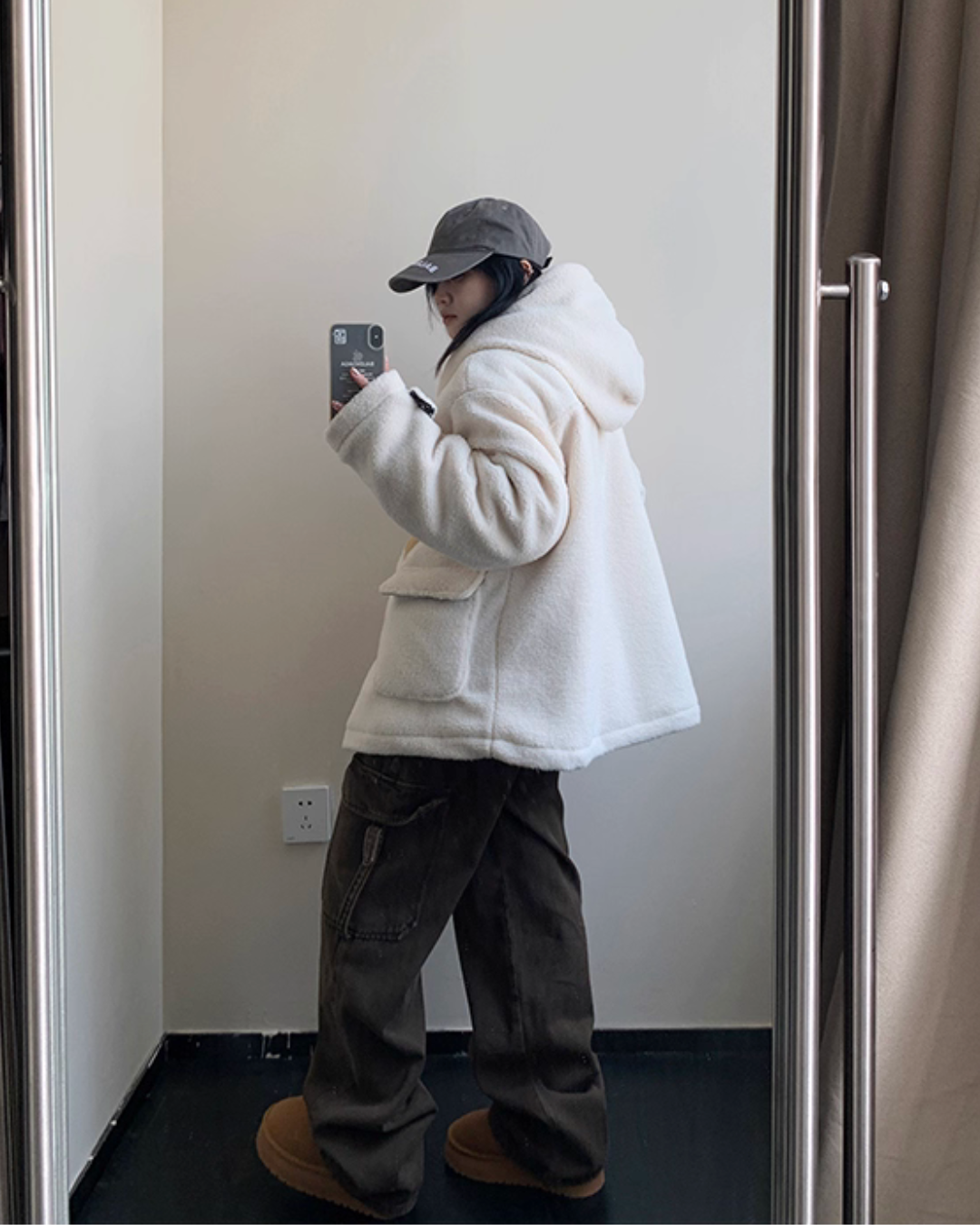 Fluffy Duffle Coat YLS0973