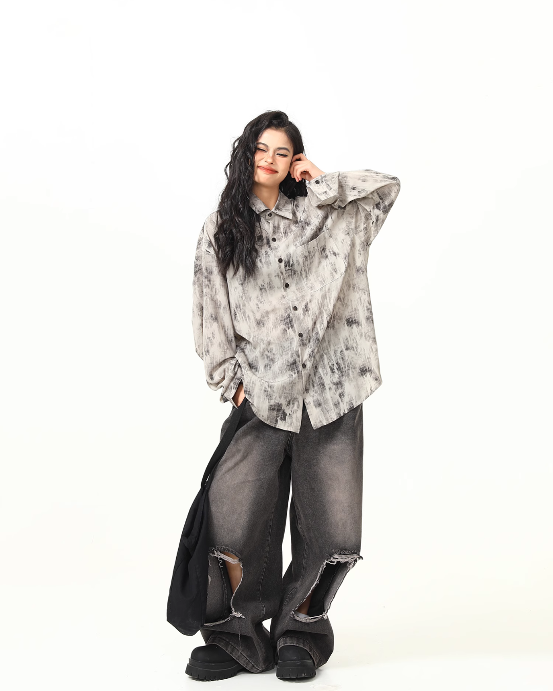 Tiedye Vintage Short Sleeved Shirt WDZ0016