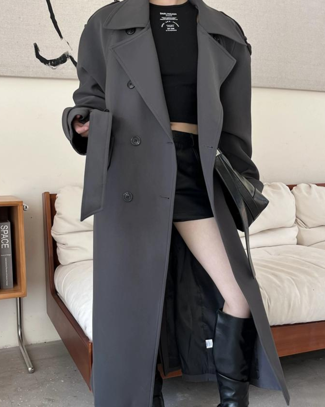 Retro Loose Long Coat VCY0005