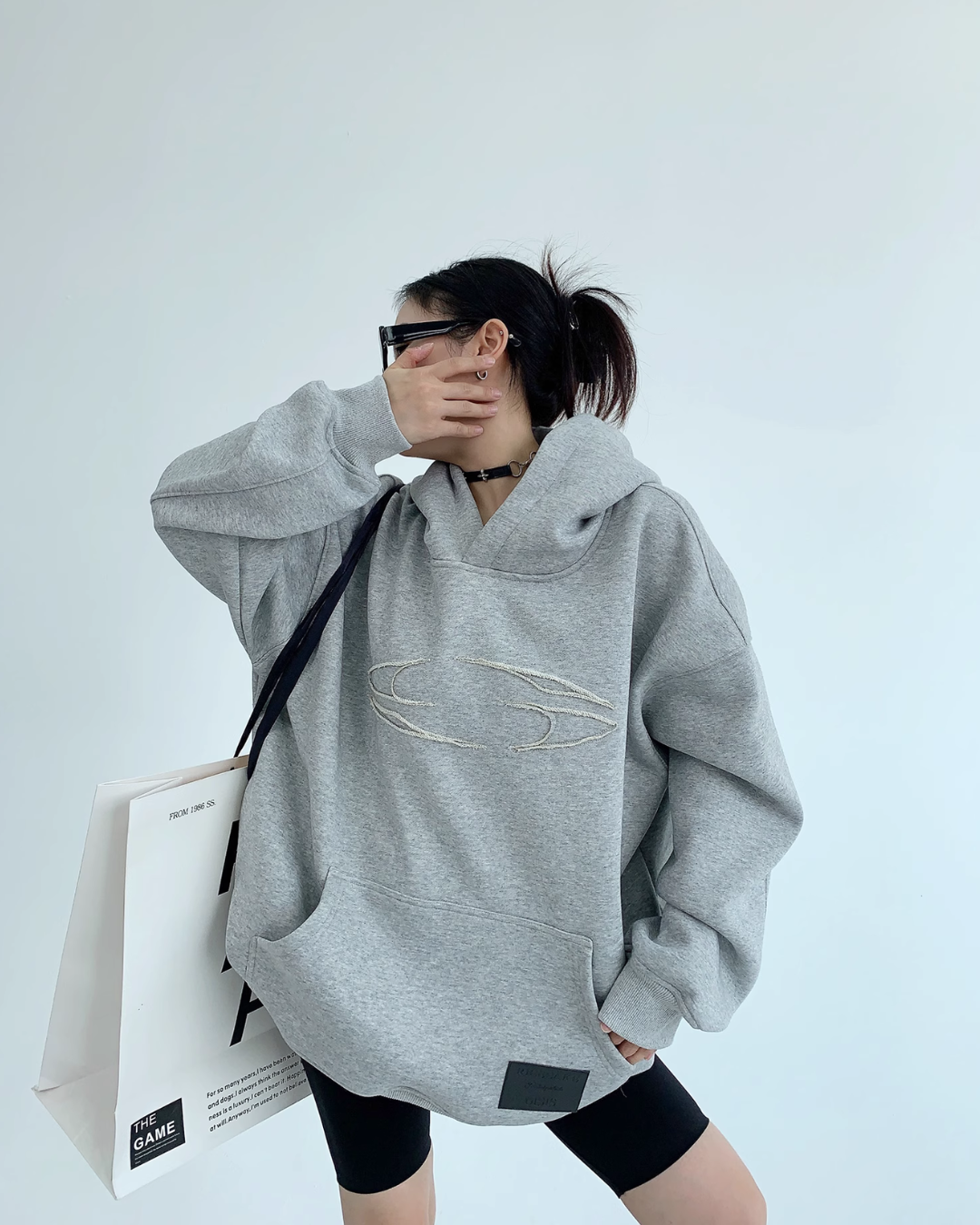 Back Logo Pullover Hoodie YLS0591