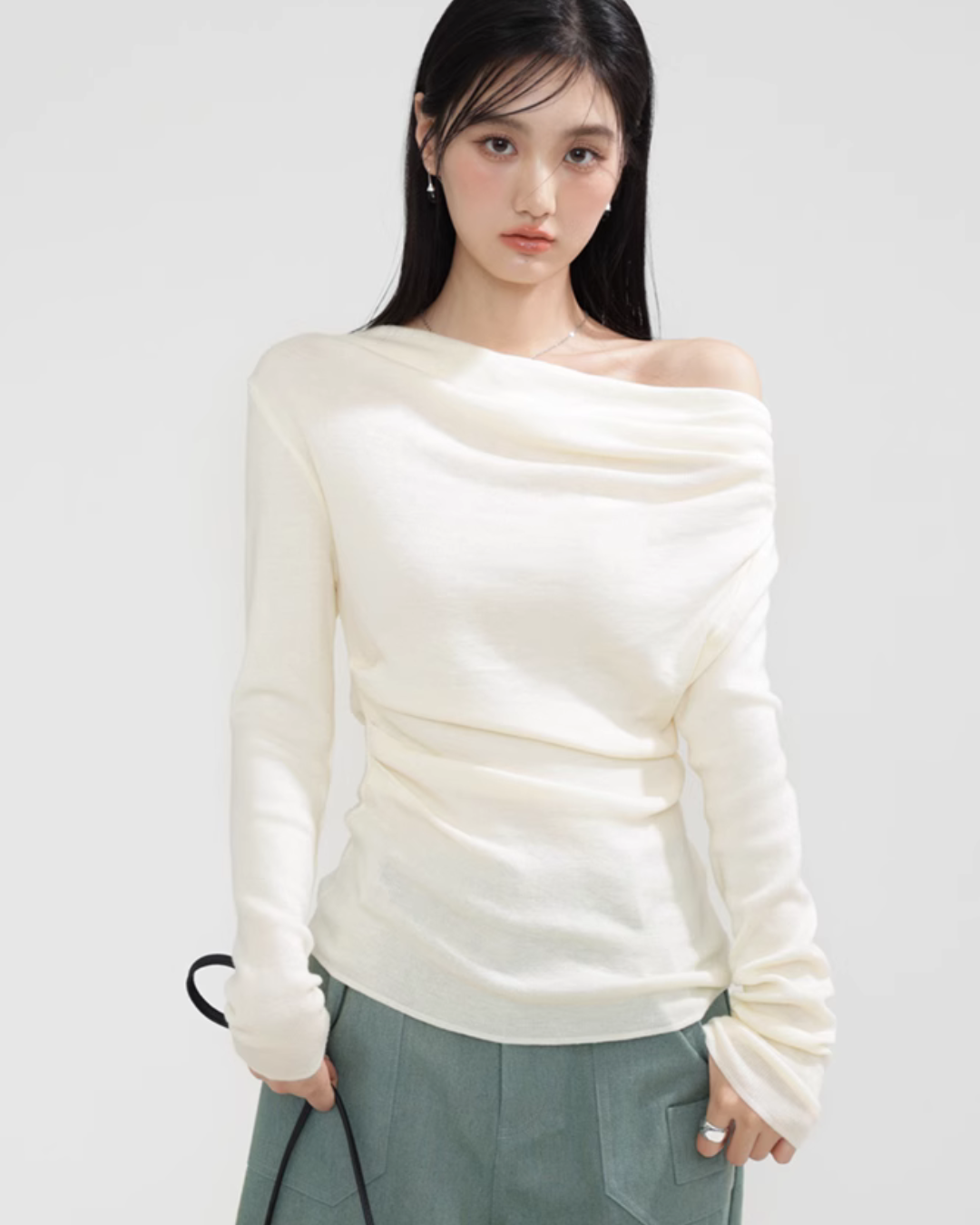 Draped Wrap Top CHS0008