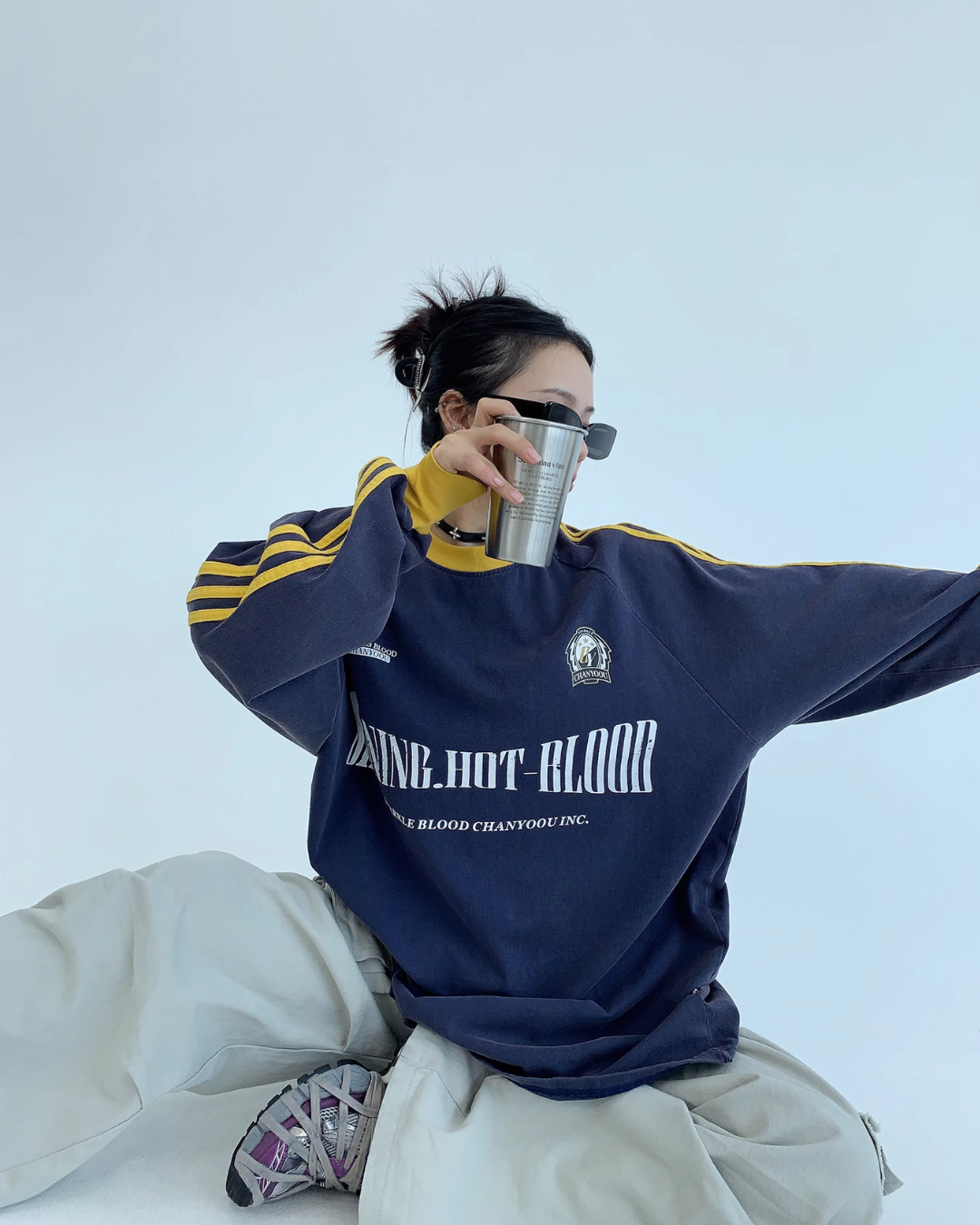 Sideline Long Sleeve Game Sweatshirt YLS0352