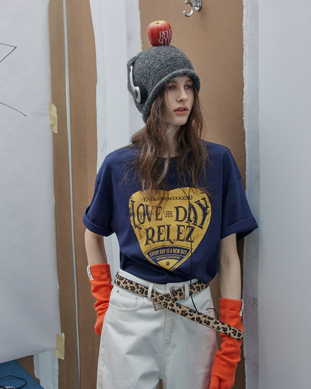 Vintage Letter Print T-Shirt RLZ0011