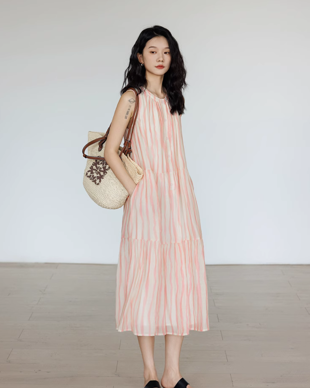 Halter Neck Resort Dress VAS0035