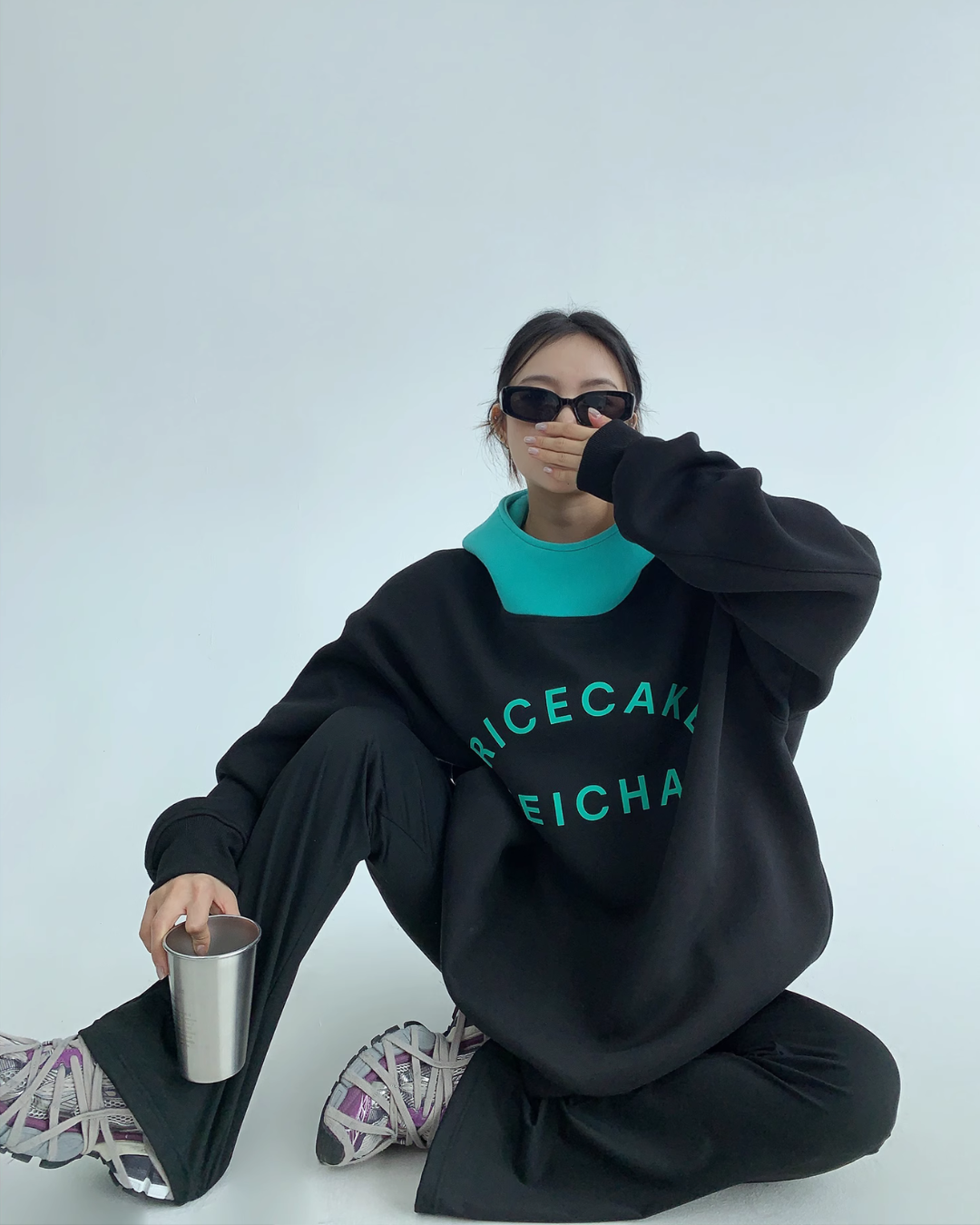 Color Hood Logo Pullover Tops YLS0612