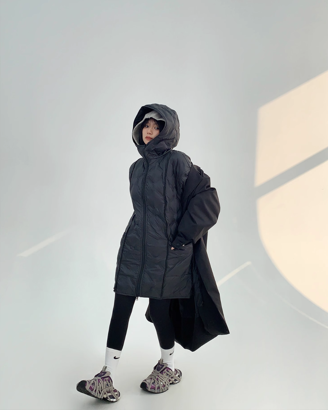 Quilted Down Jacket & Long Coat YLS0621