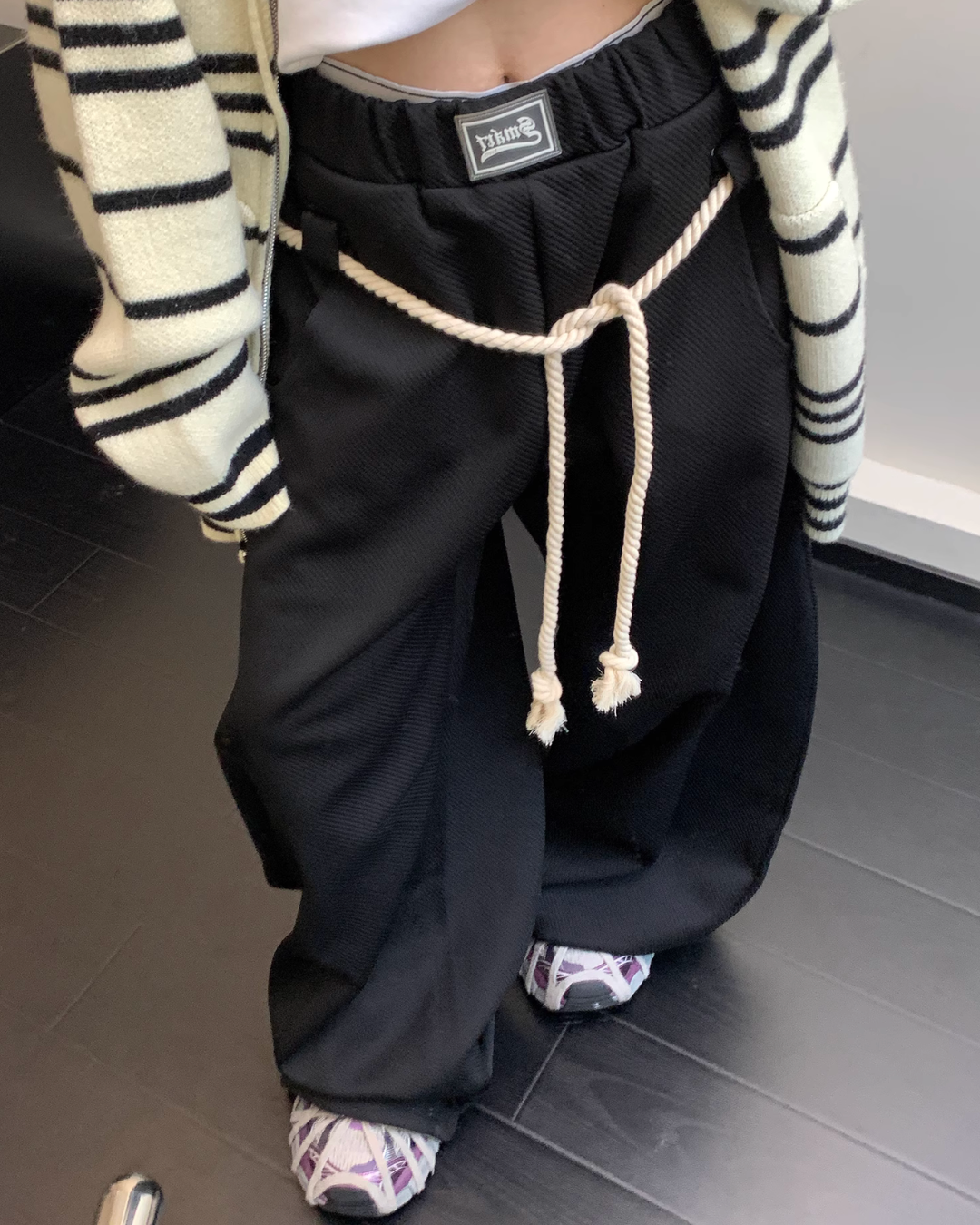Rope Belt Sweatpants YLS0587