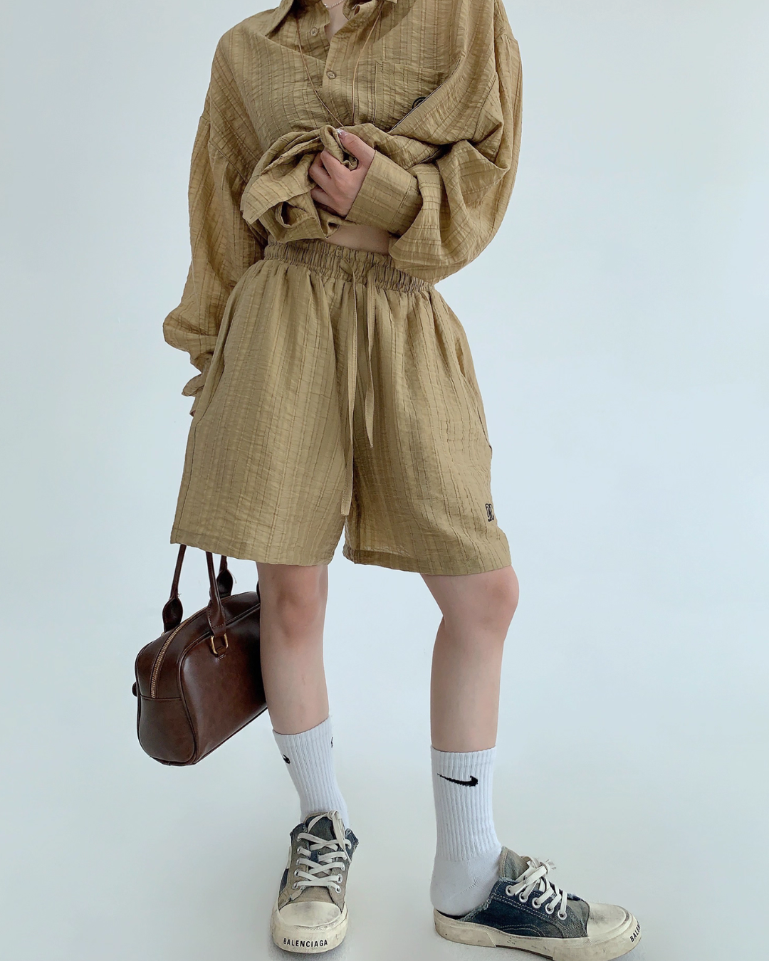 Relax Long Sleeve Shirt / Shorts YLS0882