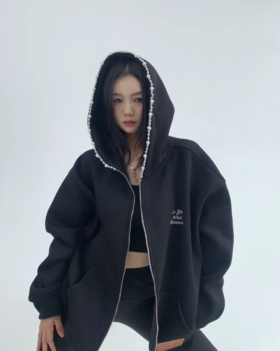 Oversized Zip Hoodie YLS0433