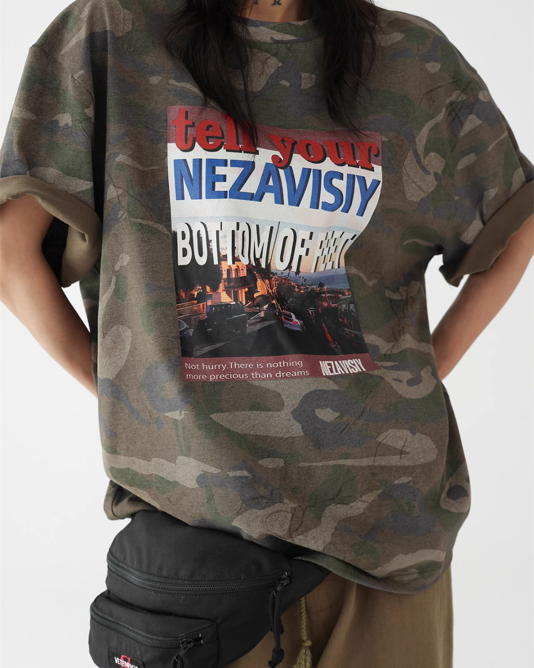 Retro Camouflage Short Sleeve T-Shirt ACS0252