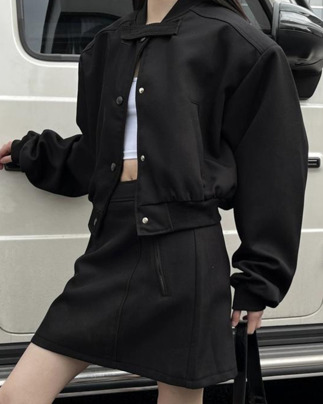 Maillard Sports Cropped Jacket&Trapezium Skirt VCY0010