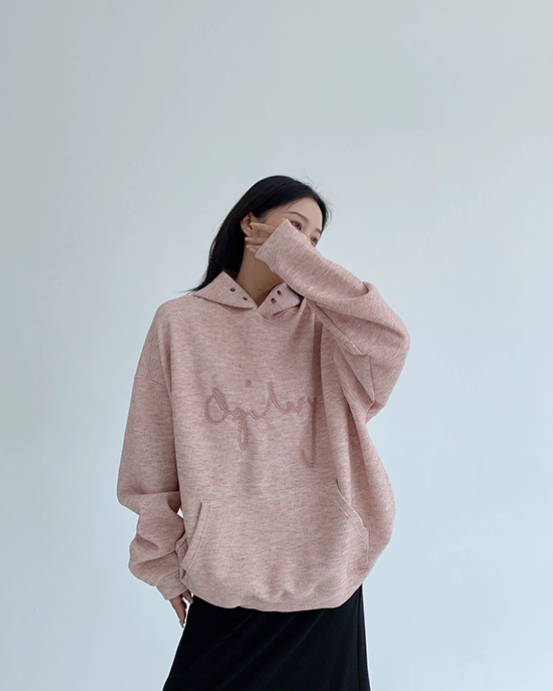 Embroidered Logo Hoodie YLS0951